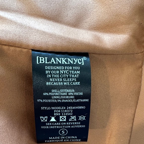 Women's faux leather jacket - Picture 4 of 4